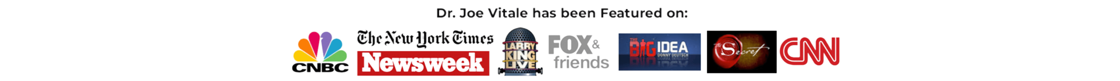 Dr. Joe Vitale has been featured on